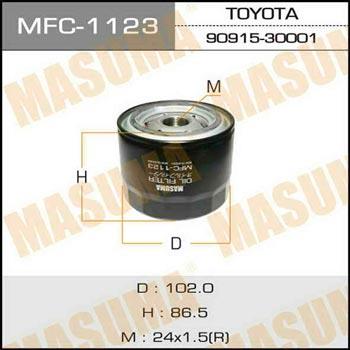 Masuma MFC-1123 Фільтр масляний MFC1123: Купити в Україні - Добра ціна на EXIST.UA!
