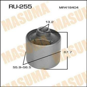 Masuma RU-255 Сайлентблок диференціала RU255: Приваблива ціна - Купити в Україні на EXIST.UA!