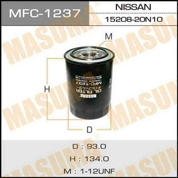 Masuma MFC-1237 Фільтр масляний MFC1237: Купити в Україні - Добра ціна на EXIST.UA!