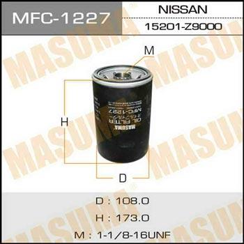Masuma MFC-1227 Фільтр масляний MFC1227: Купити в Україні - Добра ціна на EXIST.UA!