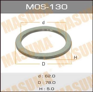 Masuma MOS-130 Кільце ущільнююче вихлопної системи MOS130: Купити в Україні - Добра ціна на EXIST.UA!