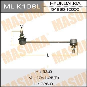 Masuma ML-K108L Стійка стабілізатора переднього ліва MLK108L: Купити в Україні - Добра ціна на EXIST.UA!