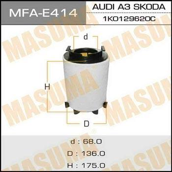 Masuma MFA-E414 Повітряний фільтр MFAE414: Приваблива ціна - Купити в Україні на EXIST.UA!