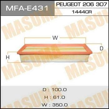 Masuma MFA-E431 Повітряний фільтр MFAE431: Купити в Україні - Добра ціна на EXIST.UA!