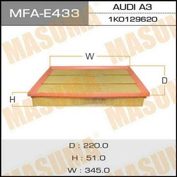 Masuma MFA-E433 Повітряний фільтр MFAE433: Купити в Україні - Добра ціна на EXIST.UA!