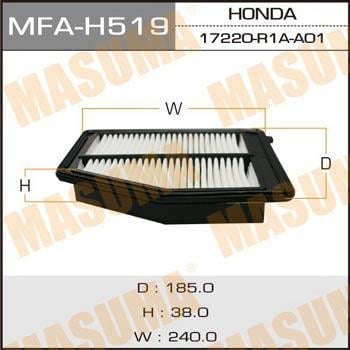 Masuma MFA-H519 Повітряний фільтр MFAH519: Купити в Україні - Добра ціна на EXIST.UA!