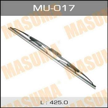 Masuma MU-017 Щітка склоочисника каркасна Masuma Nano Graphite 430 мм (17") MU017: Купити в Україні - Добра ціна на EXIST.UA!