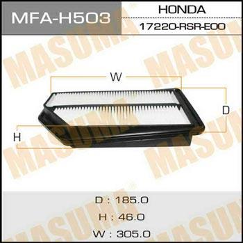 Masuma MFA-H503 Повітряний фільтр MFAH503: Купити в Україні - Добра ціна на EXIST.UA!