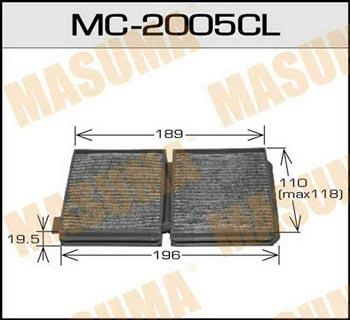 Masuma MC-2005CL Фільтр салону MC2005CL: Купити в Україні - Добра ціна на EXIST.UA!