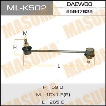Masuma ML-K502 Стійка стабілізатора MLK502: Купити в Україні - Добра ціна на EXIST.UA!