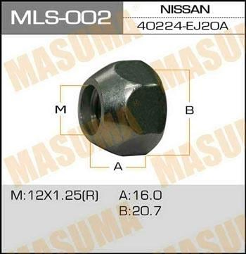 Masuma MLS-002 Комплект гайок (для заводських легкосплавних дисків) MLS002: Купити в Україні - Добра ціна на EXIST.UA!