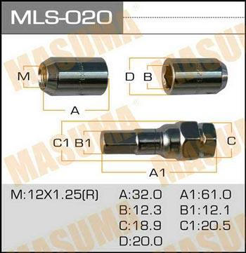 MLS020 Masuma Гайка