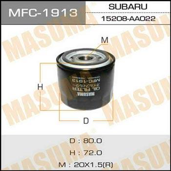Masuma MFC-1913 Фільтр масляний MFC1913: Купити в Україні - Добра ціна на EXIST.UA!