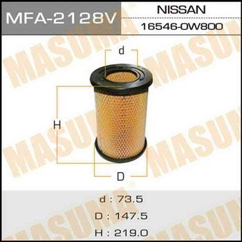 Masuma MFA-2128 Повітряний фільтр MFA2128: Купити в Україні - Добра ціна на EXIST.UA!