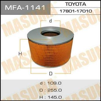 Masuma MFA-1141 Повітряний фільтр MFA1141: Купити в Україні - Добра ціна на EXIST.UA!