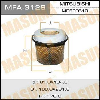 Masuma MFA-3129 Повітряний фільтр MFA3129: Купити в Україні - Добра ціна на EXIST.UA!