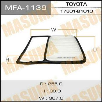 Воздушные фильтры Daihatsu Terios (Дайхатсу Териос): MFA1139 Masuma Воздушный фильтр