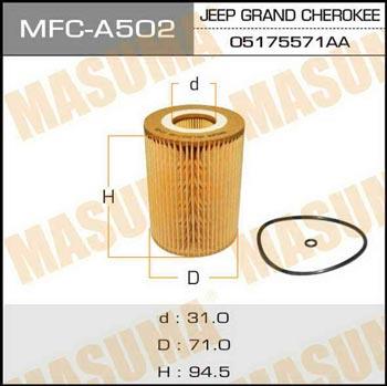 Masuma MFC-A502 Фільтр масляний MFCA502: Купити в Україні - Добра ціна на EXIST.UA!