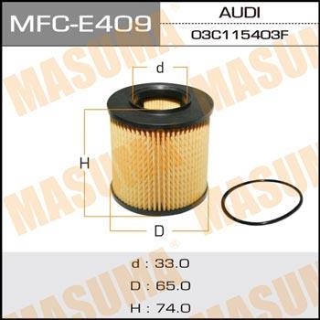 Masuma MFC-E409 Фільтр масляний MFCE409: Купити в Україні - Добра ціна на EXIST.UA!