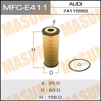 Masuma MFC-E411 Фільтр масляний MFCE411: Купити в Україні - Добра ціна на EXIST.UA!
