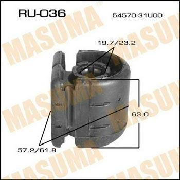 Masuma RU-036 Сайлентблок важеля RU036: Купити в Україні - Добра ціна на EXIST.UA!