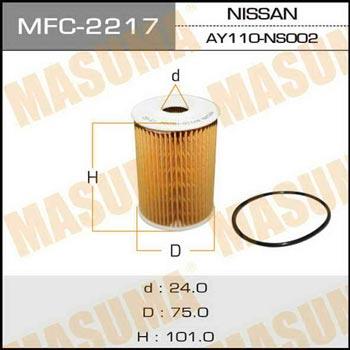 Masuma MFC-2217 Фільтр масляний MFC2217: Купити в Україні - Добра ціна на EXIST.UA!