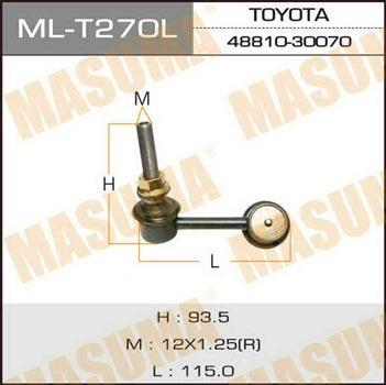 Masuma ML-T270L Стійка стабілізатора MLT270L: Купити в Україні - Добра ціна на EXIST.UA!