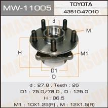 Ступица в сборе Toyota Prius (Тойота Приус): MW11005 Masuma Ступица колеса