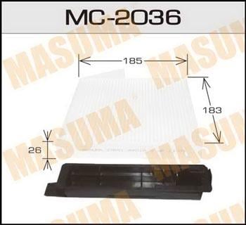 Masuma MC-2036 Фільтр салону MC2036: Купити в Україні - Добра ціна на EXIST.UA!