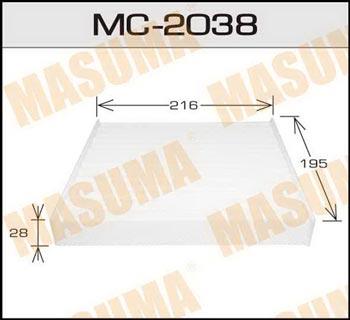 Фильтр салона Masuma MC-2038