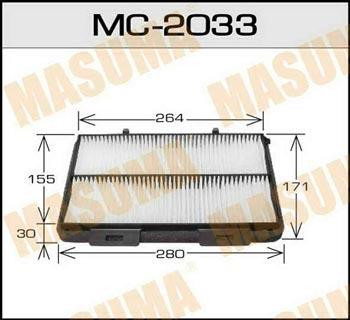 Masuma MC-2033 Фільтр салону MC2033: Купити в Україні - Добра ціна на EXIST.UA!