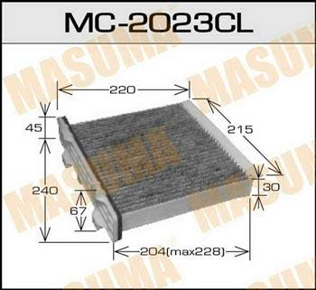 Masuma MC-2023CL Фільтр салону MC2023CL: Купити в Україні - Добра ціна на EXIST.UA!