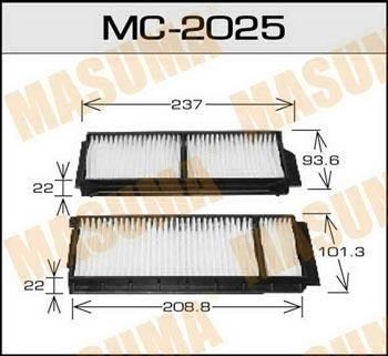Masuma MC-2025 Фільтр салону MC2025: Купити в Україні - Добра ціна на EXIST.UA!