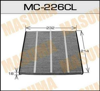 Masuma MC-226CL Фільтр салону з активованим вугіллям MC226CL: Купити в Україні - Добра ціна на EXIST.UA!