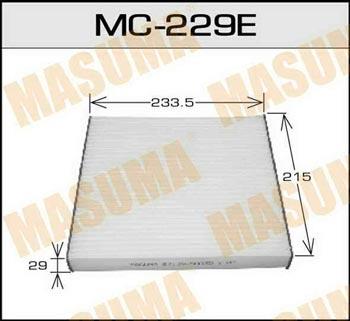 Masuma MC-229 Фільтр салону MC229: Купити в Україні - Добра ціна на EXIST.UA!