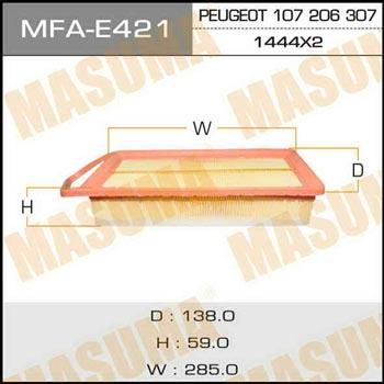 Masuma MFA-E421 Повітряний фільтр MFAE421: Купити в Україні - Добра ціна на EXIST.UA!
