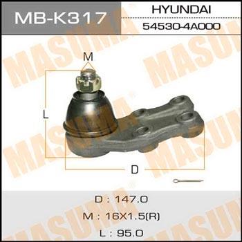 Masuma MB-K317 Опора кульова MBK317: Купити в Україні - Добра ціна на EXIST.UA!