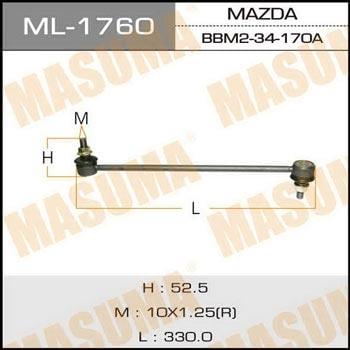 Masuma ML-1760 Стійка стабілізатора переднього ML1760: Купити в Україні - Добра ціна на EXIST.UA!