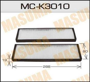 Masuma MC-K3010 Фільтр салону MCK3010: Купити в Україні - Добра ціна на EXIST.UA!