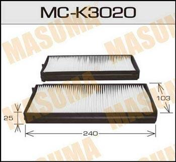 Masuma MC-K3020 Повітряний фільтр MCK3020: Купити в Україні - Добра ціна на EXIST.UA!