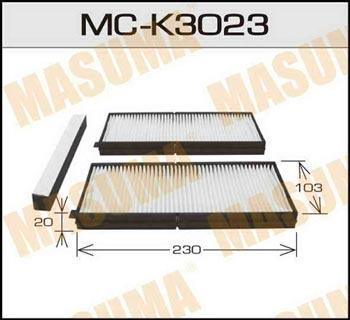Masuma MC-K3023 Фільтр салону MCK3023: Купити в Україні - Добра ціна на EXIST.UA!