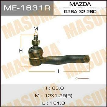 Masuma ME-1631R Наконечник рульової тяги правий ME1631R: Купити в Україні - Добра ціна на EXIST.UA!