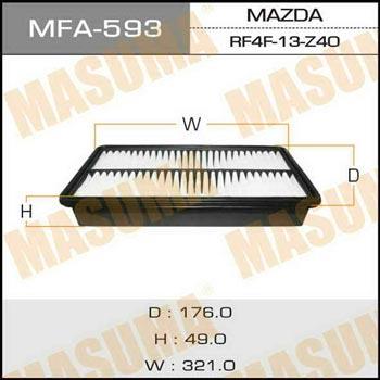 Masuma MFA-593 Повітряний фільтр MFA593: Приваблива ціна - Купити в Україні на EXIST.UA!
