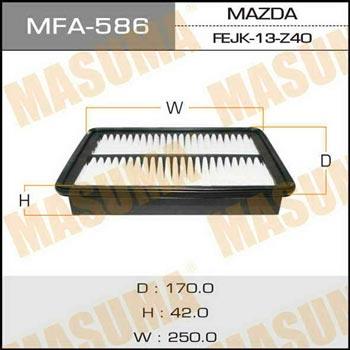 Masuma MFA-586 Повітряний фільтр MFA586: Купити в Україні - Добра ціна на EXIST.UA!