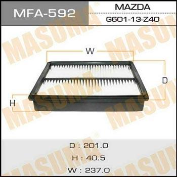 Masuma MFA-592 Повітряний фільтр MFA592: Купити в Україні - Добра ціна на EXIST.UA!