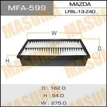 Masuma MFA-599 Повітряний фільтр MFA599: Купити в Україні - Добра ціна на EXIST.UA!
