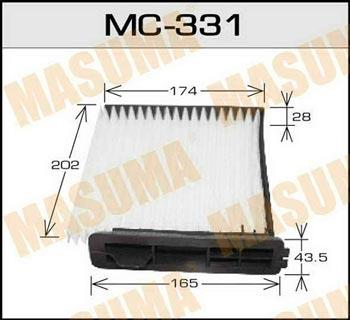 Masuma MC-331 Фільтр салону MC331: Приваблива ціна - Купити в Україні на EXIST.UA!