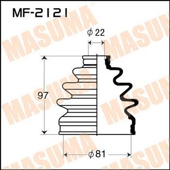 Masuma MF-2121 Пыльник ШРУСа MF2121: Отличная цена - Купить в Украине на EXIST.UA! MF2121 Masuma Пыльник ШРУСа