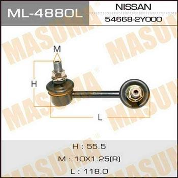 Косточки стабилизатора Nissan Cefiro (Ниссан Сефиро): ML4880L Masuma Стойка стабилизатора