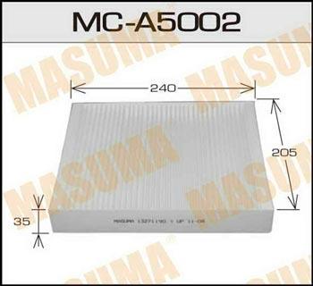 Masuma MC-A5002 Фільтр салону MCA5002: Купити в Україні - Добра ціна на EXIST.UA!